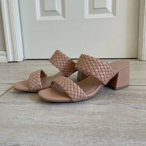 Target- A New Day Nude Heel Sandals Size 8.5